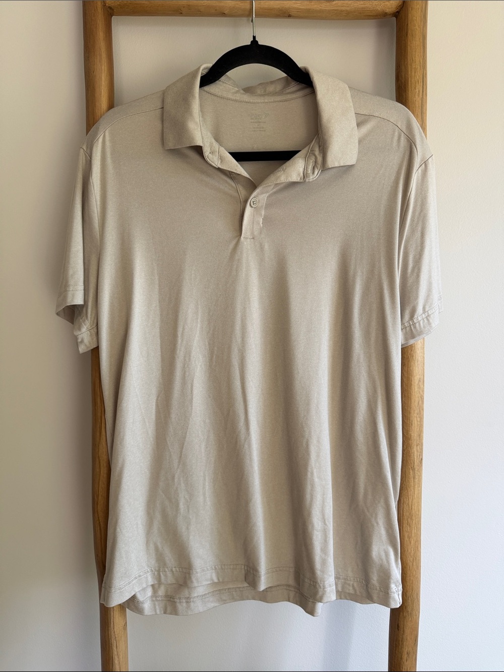 Old Navy Beige Polo Shirt - Short Sleeve Casual